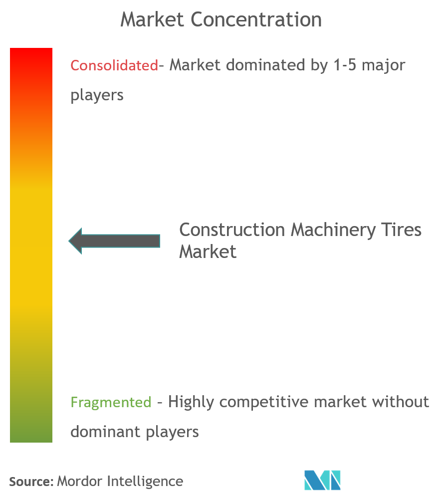 Construction Machinery Tires Market Concentration